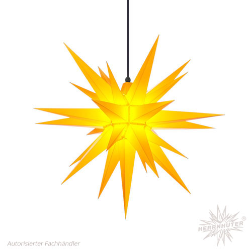 HERRNHUT Star :  Plastic, ø ca. 68 cm,  Yellow (A7)