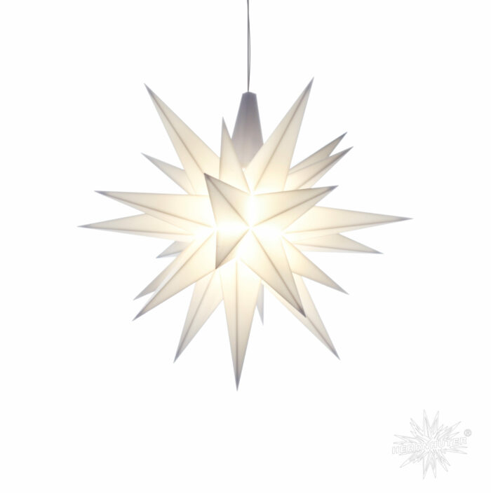 HERRNHUT Star :  Plastic, ø ca. 40 cm,  white (A4)