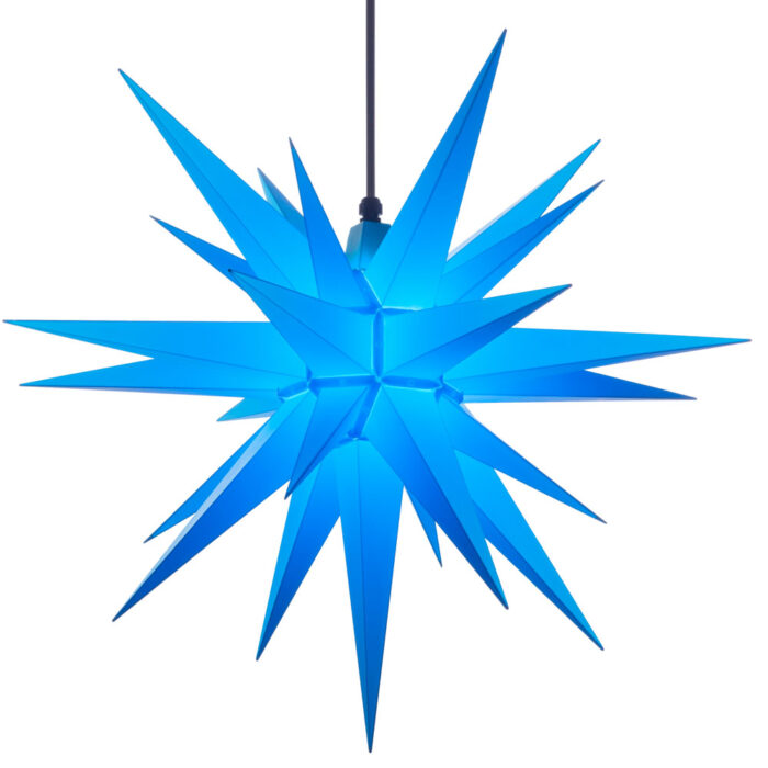 HERRNHUT Star :  Plastic, ø ca. 68 cm,  Blue (A7)